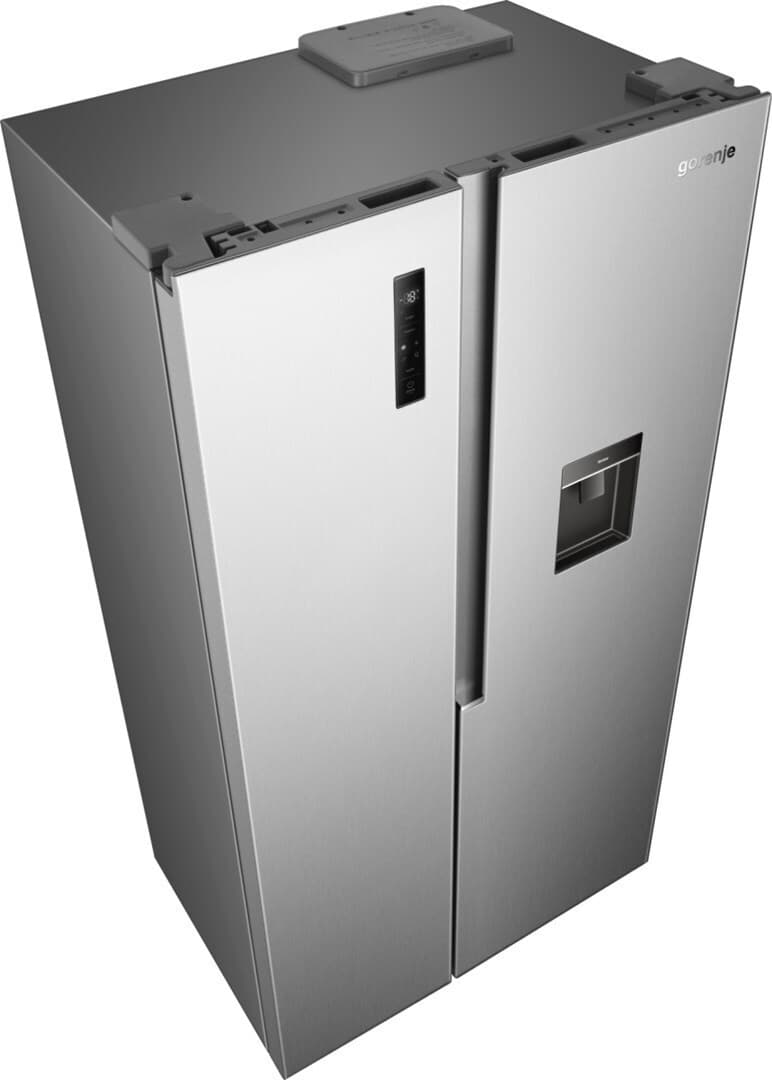 Gorenje Ψυγείο Ντουλάπα 541lt NoFrost Υ178.6xΠ91.1xΒ61.5εκ. Γκρι NRS917E41XWD 5