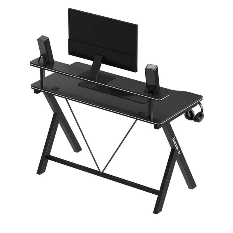 Γραφείο Gaming Hero 1.9 Ξύλινο Black 120x60εκ. HZ-HERO1.9BLACK 3