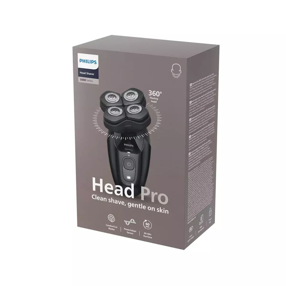 Philips Series 5000 HS5980/15 Περιστρεφόμενη Ξυριστική Μηχανή Προσώπου Επαναφορτιζόμενη 10