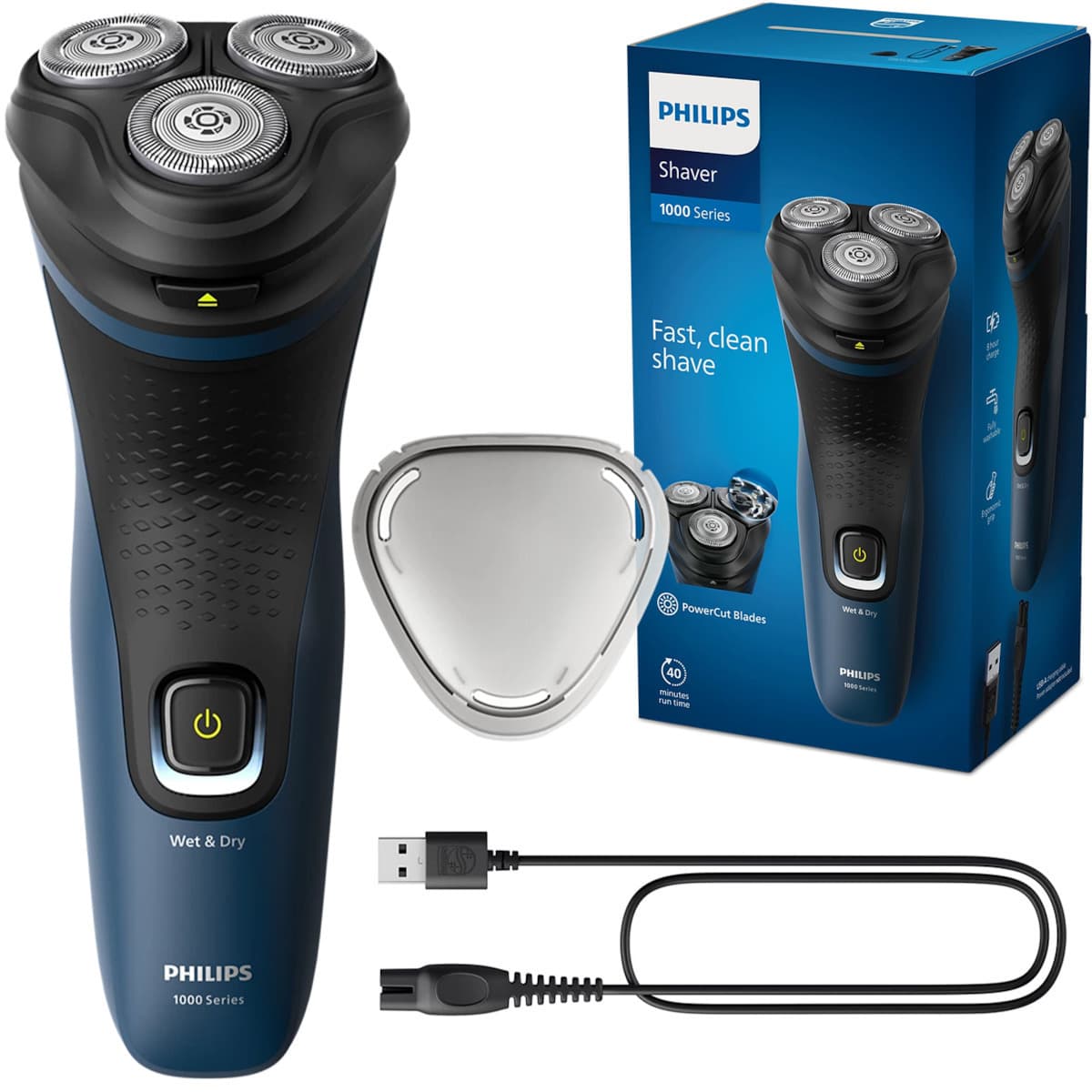 Philips S1151/00 Περιστρεφόμενη Ξυριστική Μηχανή Σώματος / Προσώπου Επαναφορτιζόμενη 3