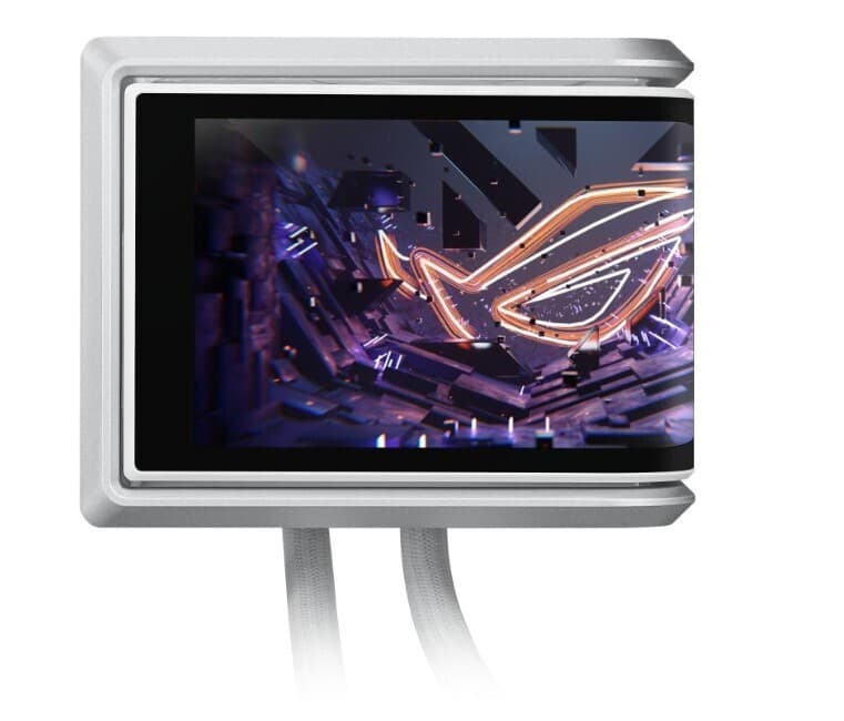 Asus ROG Ryuo IV 360 ARGB Υδρόψυξη AIO CPU με 3 Ανεμιστήρες 120mm Λευκή 6