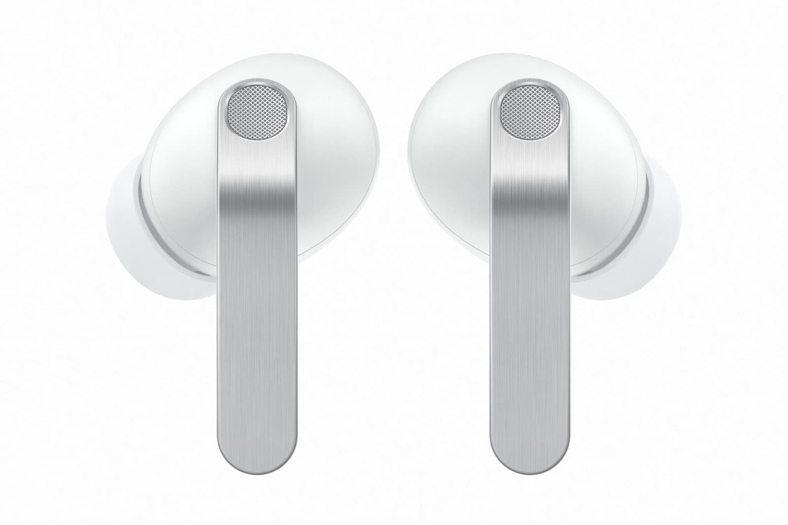 Samsung Galaxy Buds4 Pro Bluetooth Handsfree Ακουστικά με Αντοχή στον Ιδρώτα και Θήκη Φόρτισης Λευκά