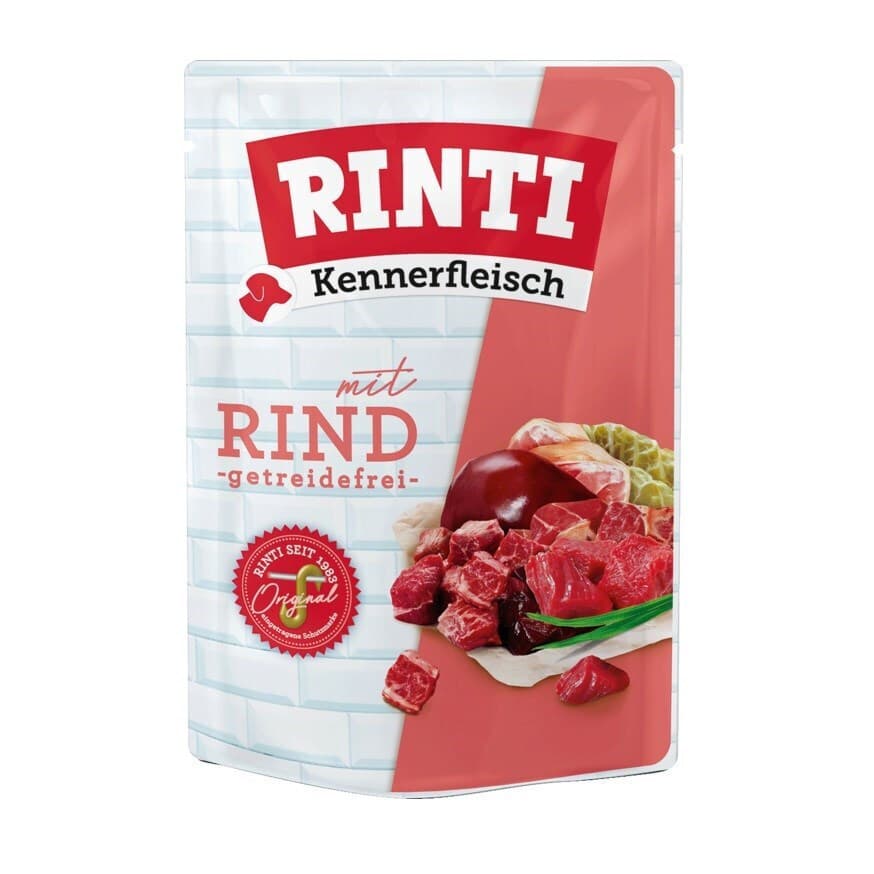 Rinti Kennerfleisch Υγρή Τροφή Σκύλων σε Φακελάκι Διαίτης με Μοσχάρι χωρίς Γλουτένη 400gr 92461 2
