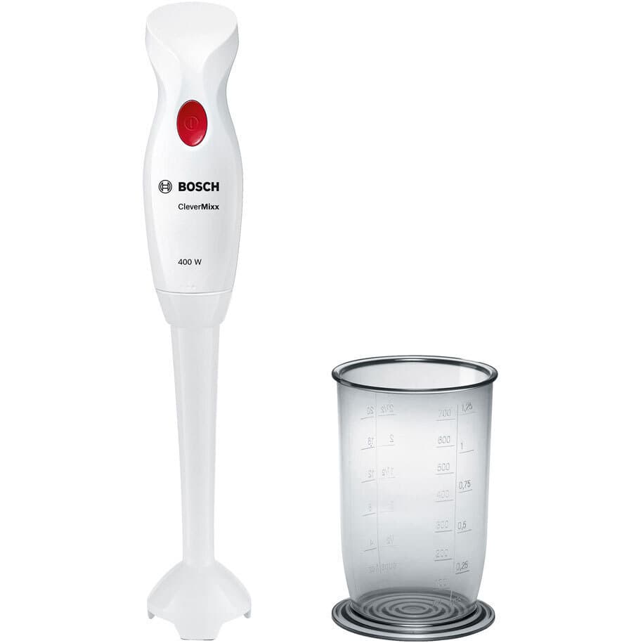 Bosch CleverMixx Ραβδομπλέντερ με Πλαστική Ράβδο 400W Λευκό 5