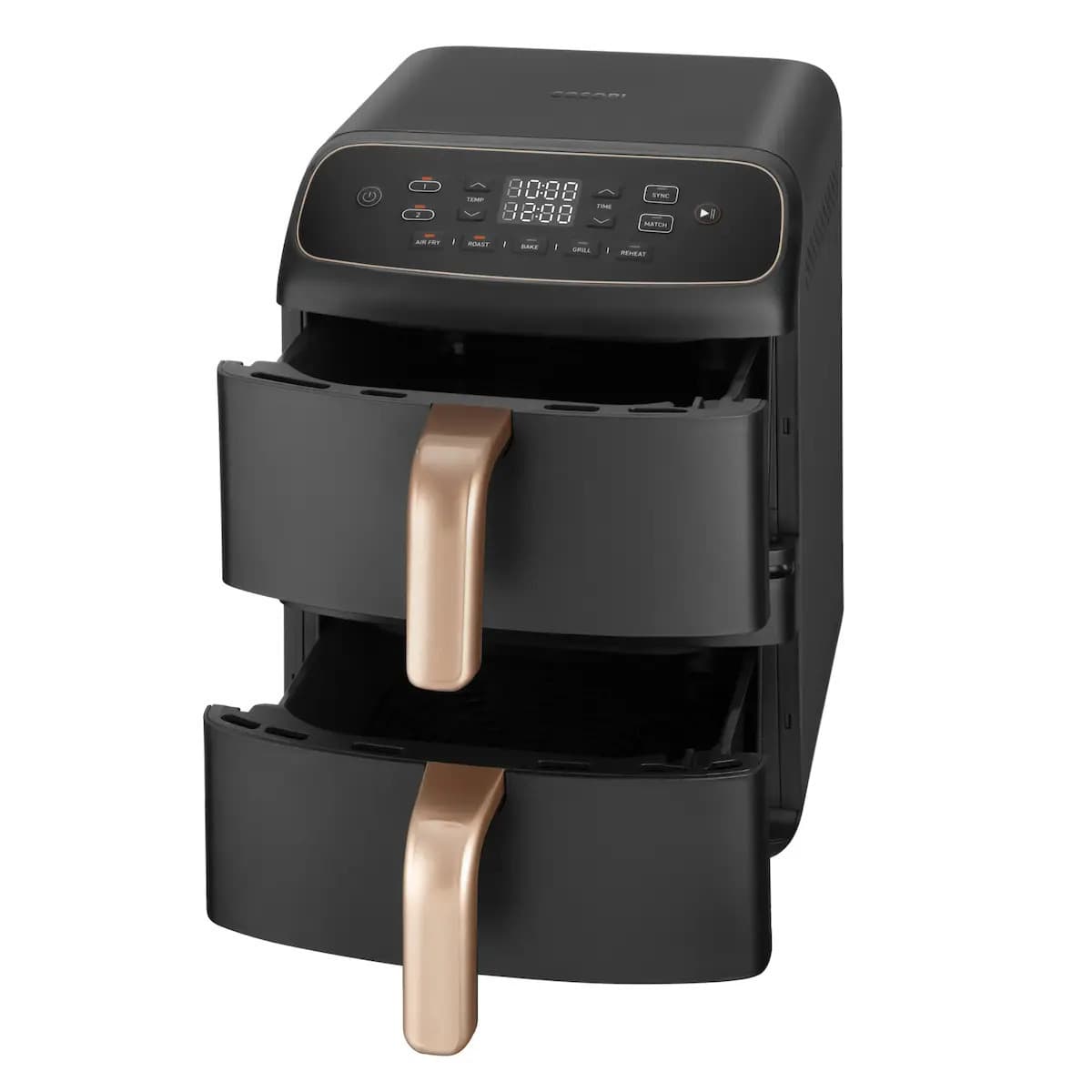 Cosori Air Fryer με Διπλό Αποσπώμενο Κάδο 8.6lt Μαύρο 1391504 2