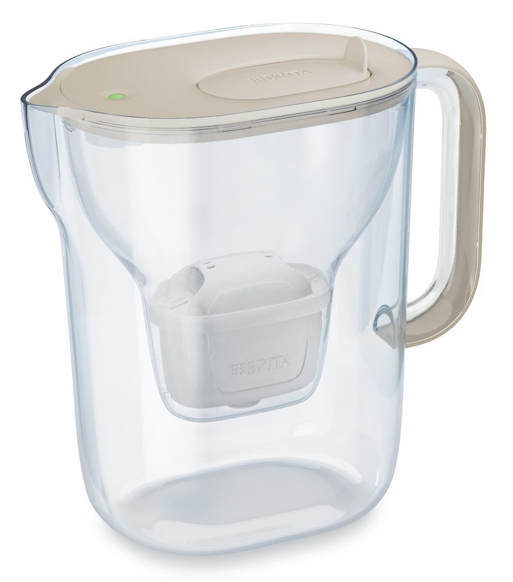 Brita Style Essential Xl Sandy + Mx Pro Pure Κανάτα Σερβιρίσματος Πλαστική με Φίλτρο 3600ml 5