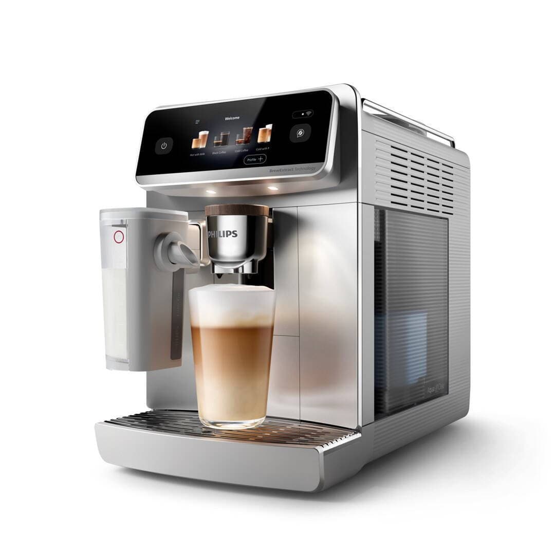 Philips Café Aromis Series 8000 Αυτόματη Μηχανή Espresso 1500W Πίεσης 15bar με Μύλο Άλεσης Ασημί EP8757/20 3
