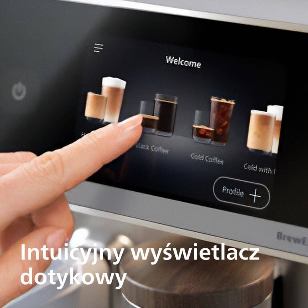 Philips Café Aromis Series 8000 Αυτόματη Μηχανή Espresso 1500W Πίεσης 15bar με Μύλο Άλεσης Ασημί EP8757/20 12