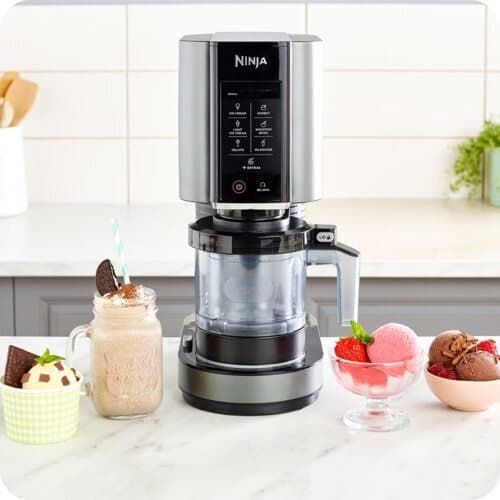 Ninja CREAMi Ice Cream & Frozen Dessert Maker Παγωτομηχανή 2x473ml Black / Silver 8