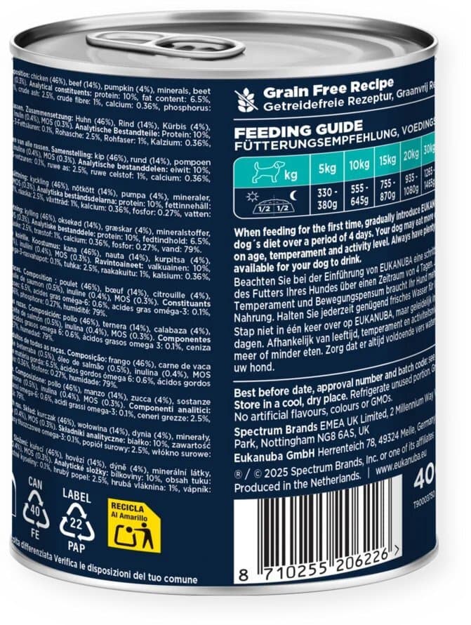 Eukanuba Wet Food Adult Dogs Rich In Beef Pumpkin 400 G 2