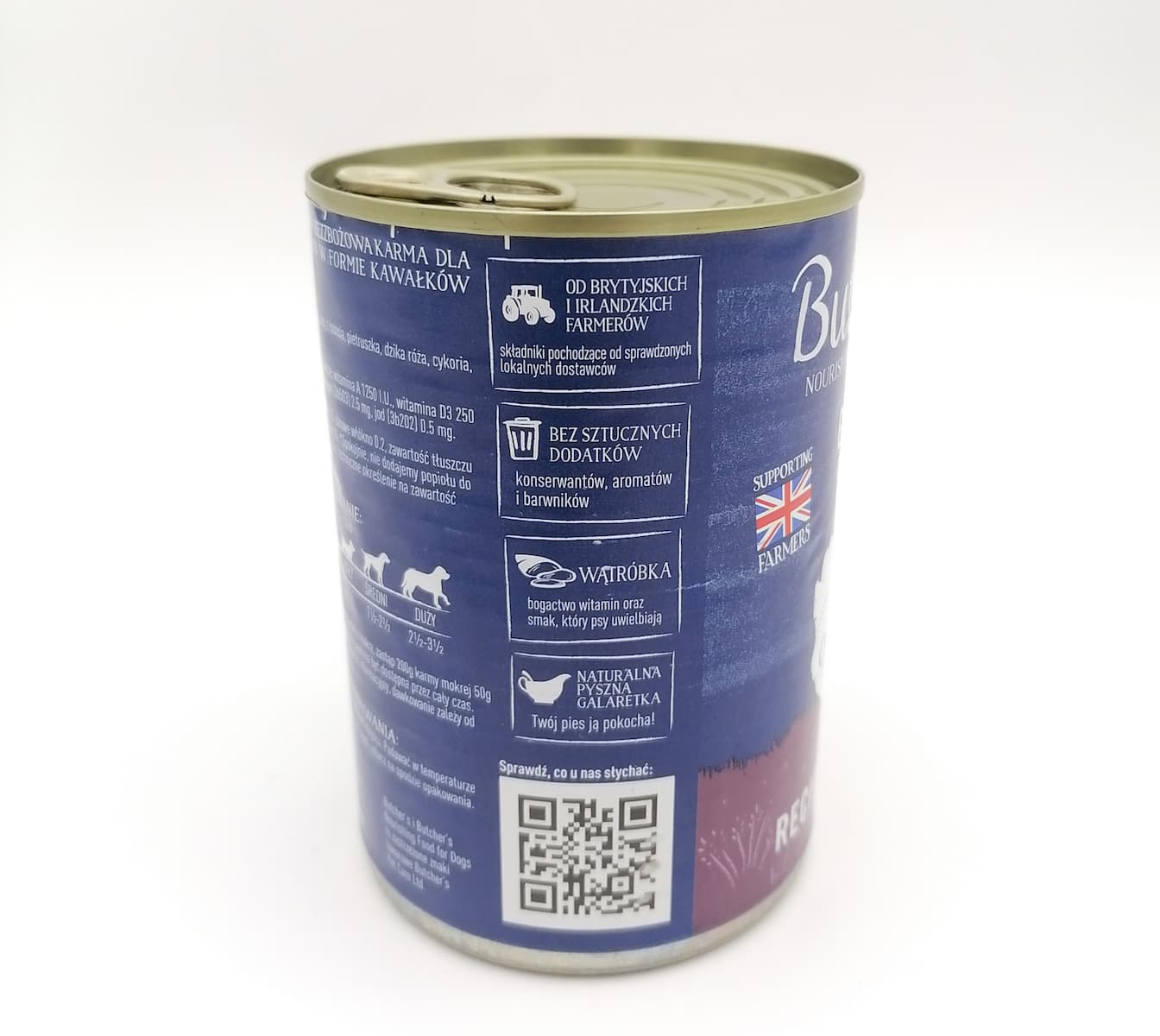 Butcher's Pet Care Original Recipe Υγρή Τροφή Σκύλων σε Κονσέρβα με Κοτόπουλο και Συκώτι χωρίς Γλουτένη 400gr DLZBHRKMP0060 4