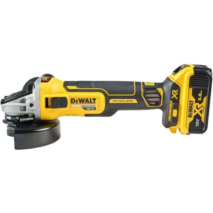 DEWALT DCK2020P2T Σετ Γωνιακός Τροχός & Δραπανοκατσάβιδο 18V με 2 Μπαταρίες 5Ah και Θήκη 8