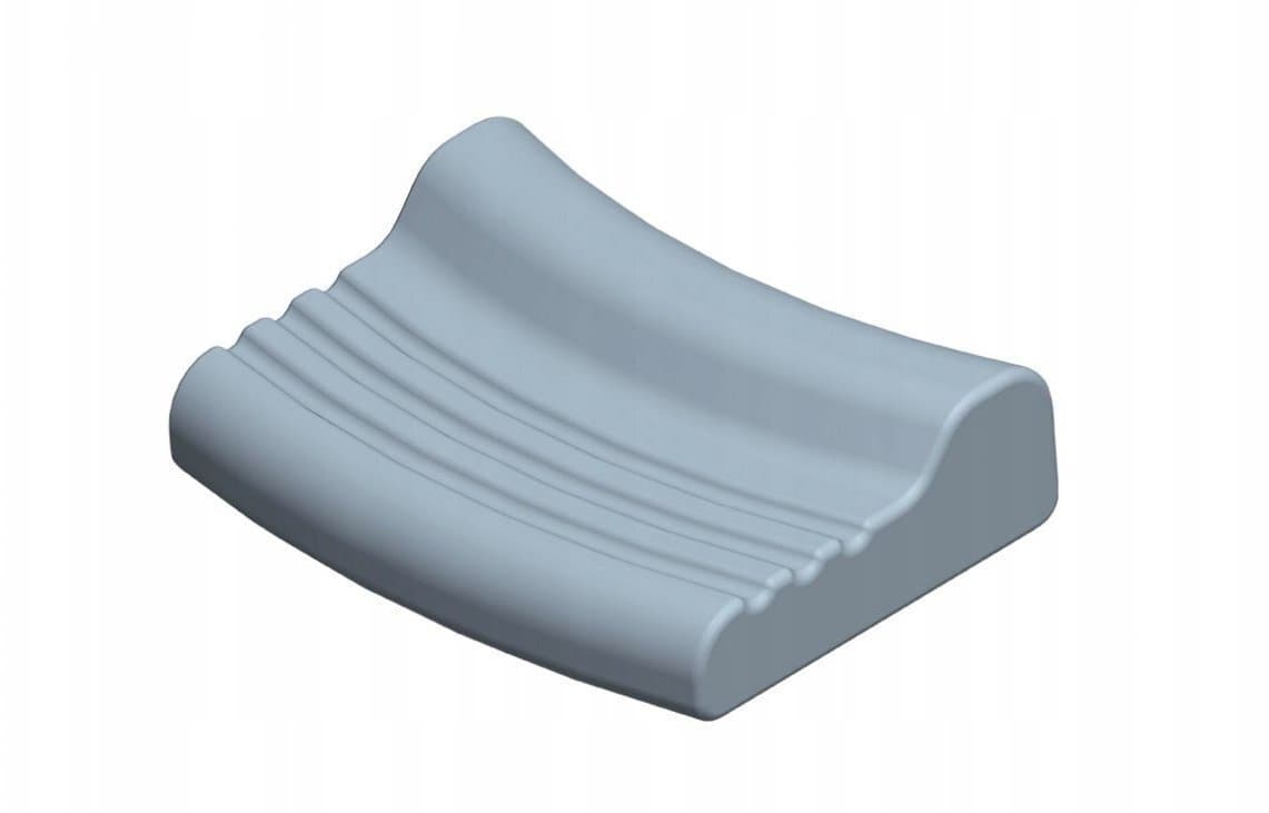 Antar Ιατρικό Μαξιλάρι Αυχένα Memory Foam 44cm Μπεζ 7