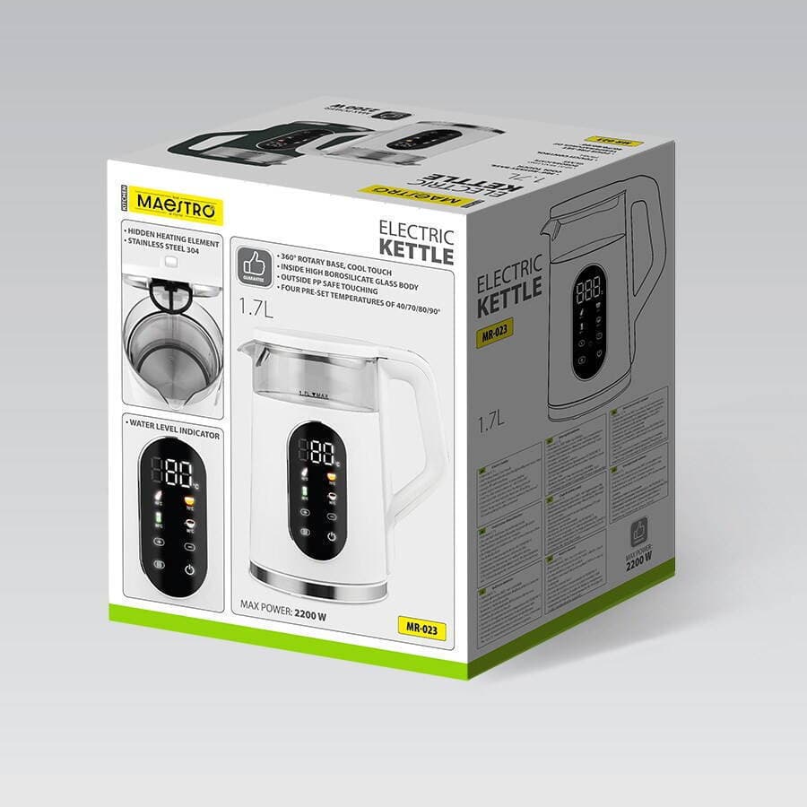 Maestro Βραστήρας 1.7lt 2220W Πράσινος MR-023-GREEN 5