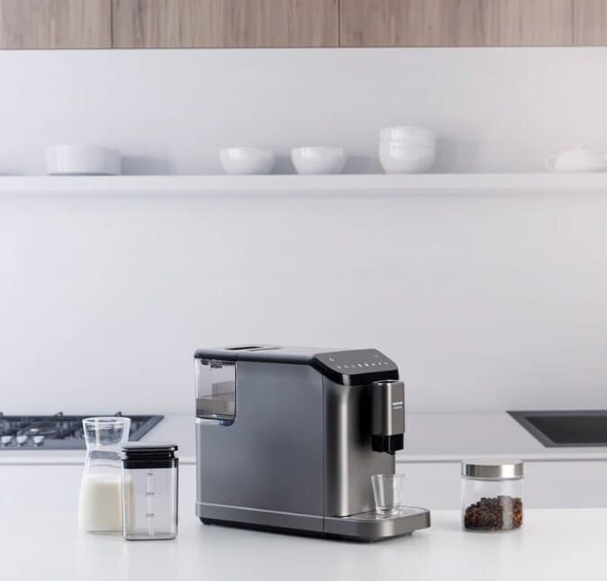 Taurus Accento Latte Αυτόματη Μηχανή Espresso Πίεσης 20bar με Μύλο Άλεσης Λευκή 920635000 2