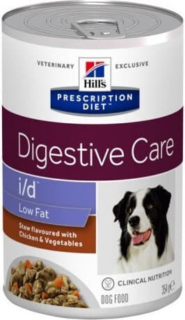 Hill's Prescription Diet I/d Low Fat Stew Υγρή Τροφή Σκύλων σε Κονσέρβα Διαίτης με Κοτόπουλο και Λαχανικά 354gr 55040521 2