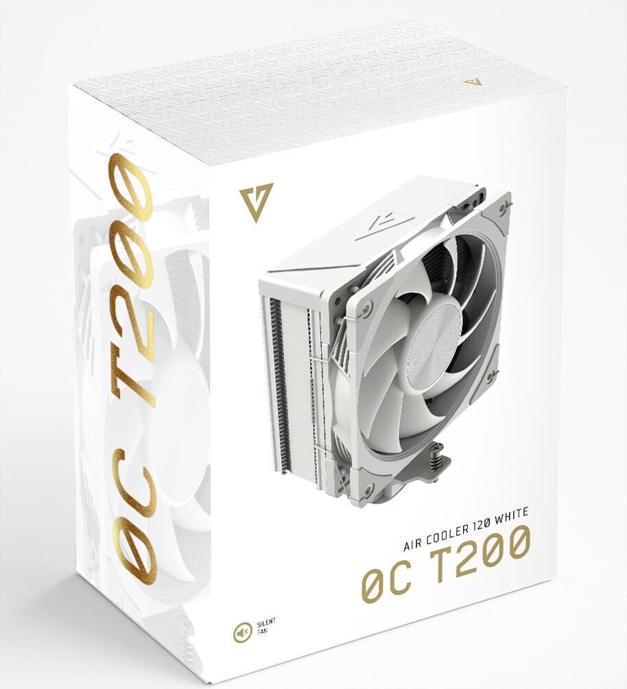 Modecom Volcano 0C T200 Ψύκτρα Επεξεργαστή για Socket 1851/AM5/1700 Λευκή 8