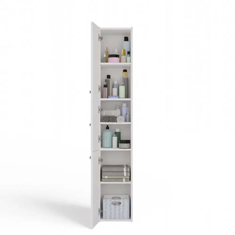 Topeshop S33 Στήλη Μπάνιου Δαπέδου Μ30xΒ30xΥ170cm Λευκή 9