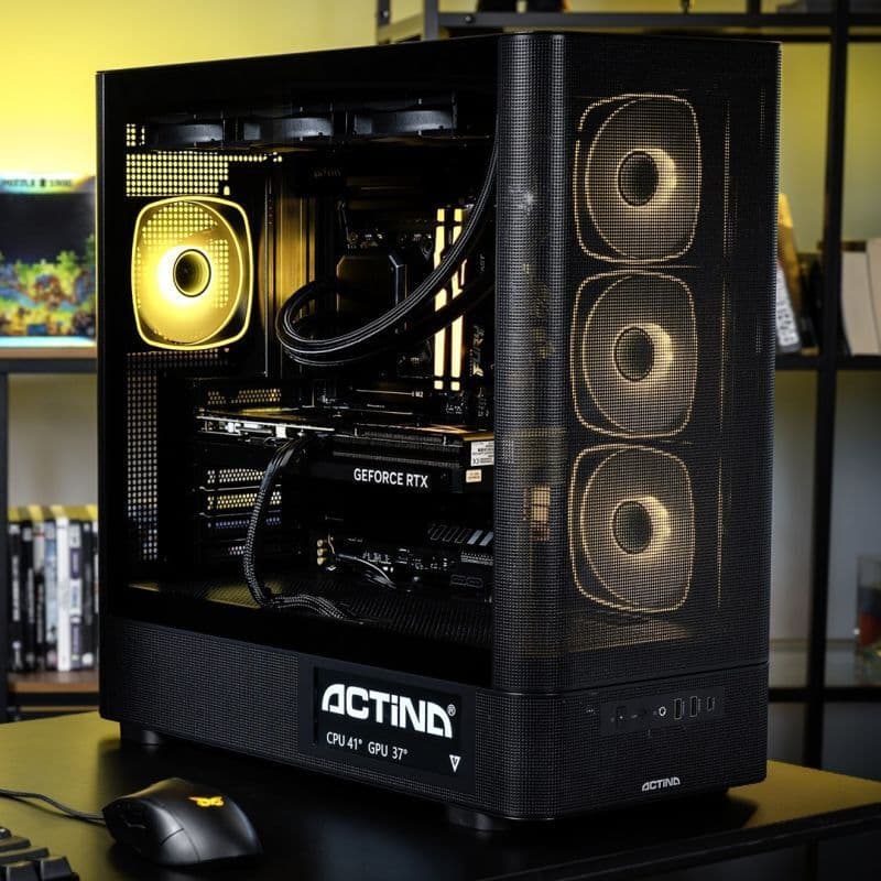 Actina Gaming Desktop PC (Ultra 7-270K Plus/32GB DDR5/1TB SSD/GeForce RTX 5080/No OS) 10