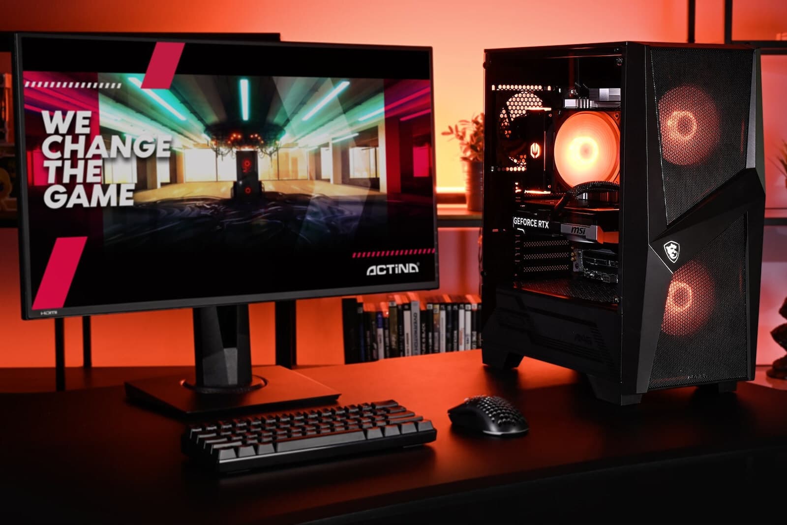 Actina Gaming Desktop PC (Ryzen 7-8700F/32GB DDR4/1.0TB SSD/No OS) 6