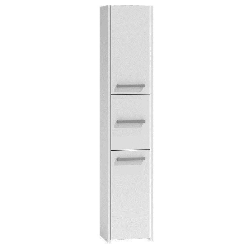 Topeshop S33 Στήλη Μπάνιου Δαπέδου Μ30xΒ30xΥ170cm Λευκή 2