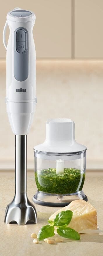Braun MultiQuick 5 Ραβδομπλέντερ με Ανοξείδωτη Ράβδο 1000W Λευκό 9