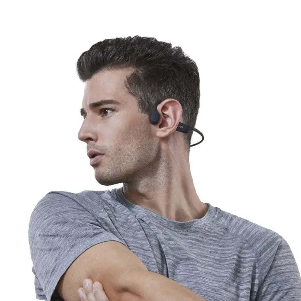 Shokz OpenRun S806 Mini Bone Conduction Bluetooth Handsfree Ακουστικά με Αντοχή στον Ιδρώτα Μαύρα 9