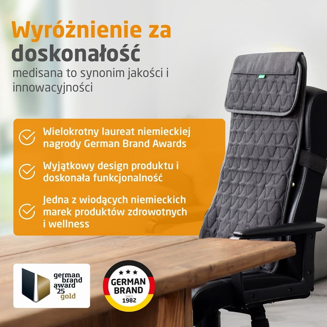 Medisana Χαλάκι Μασάζ Shiatsu για το Σώμα Μαύρο 4