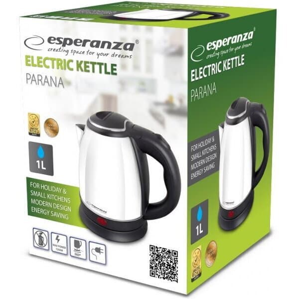Esperanza Victoria Βραστήρας 1.8lt 1800W Ασημί 4