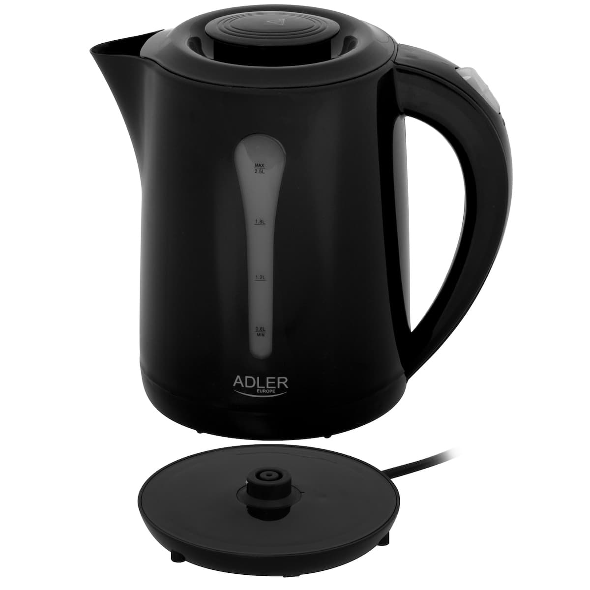 Adler Βραστήρας 2.5lt 2200W Μαύρος AD 1244b 5