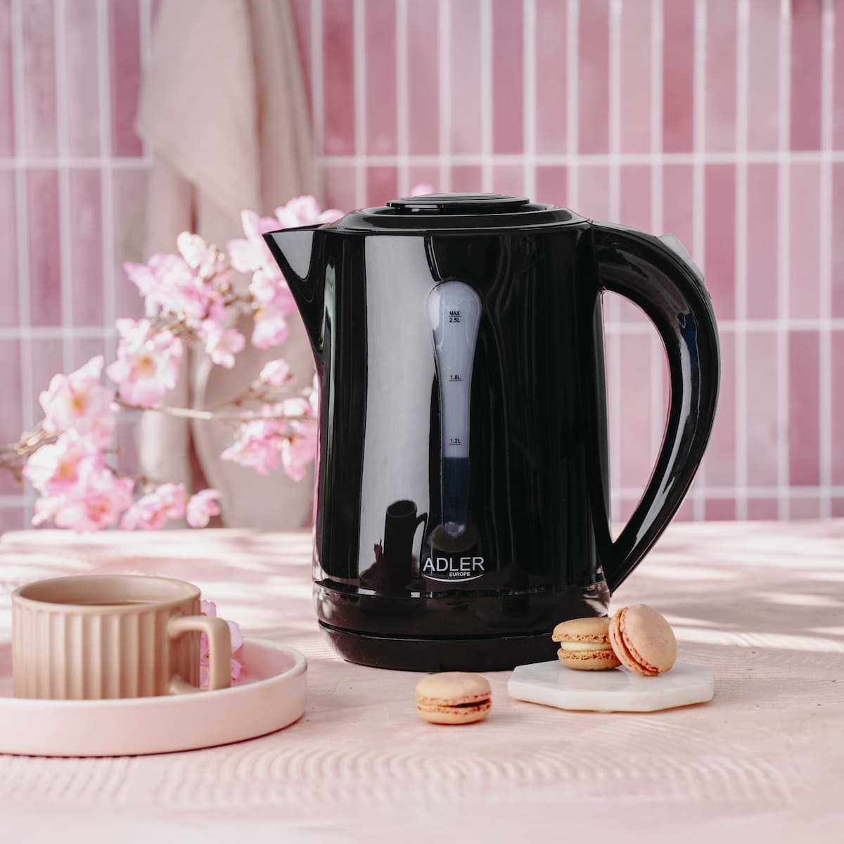 Adler Βραστήρας 2.5lt 2200W Μαύρος AD 1244b 12