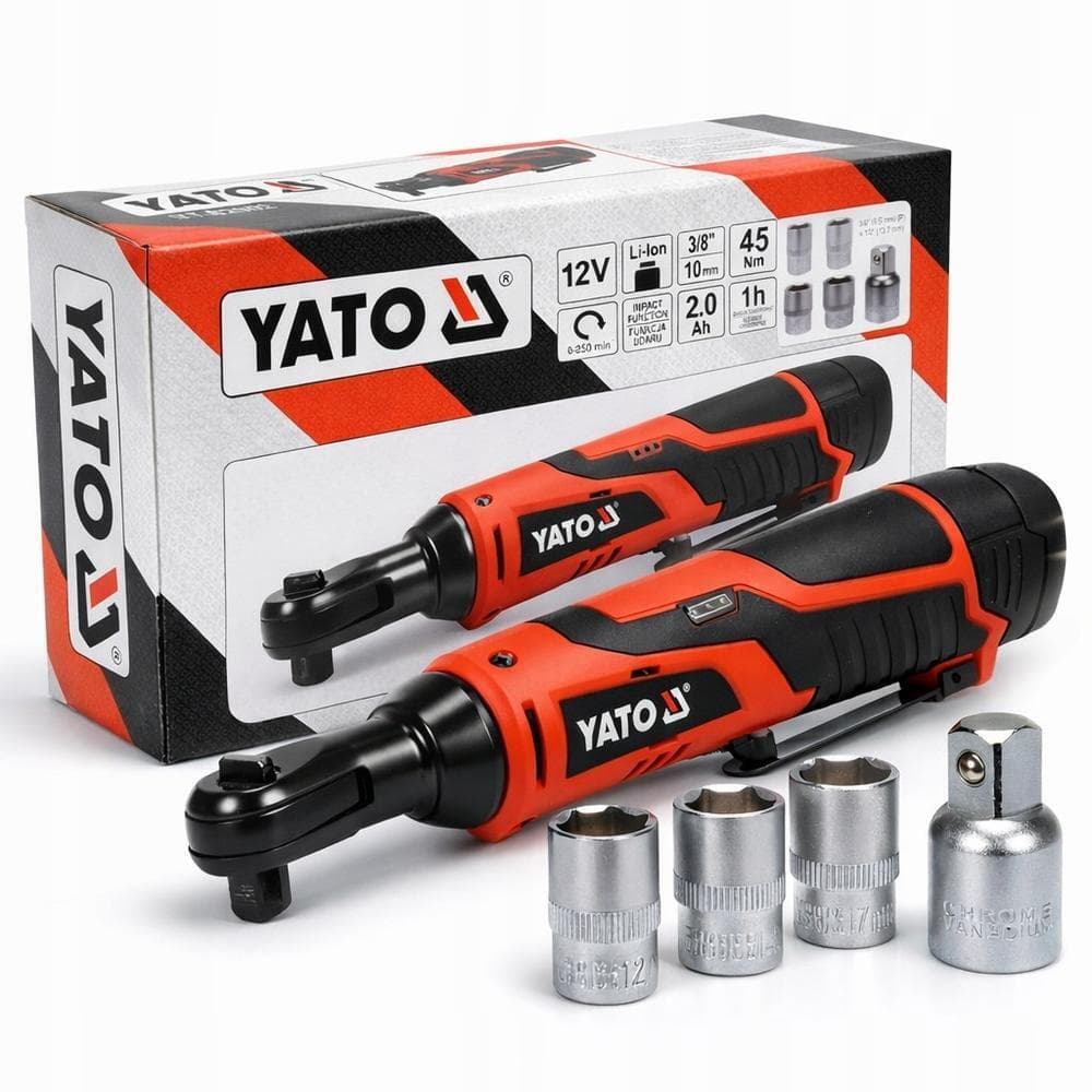 Yato Ηλεκτρική Καστάνια 1/4" Μπαταρίας 12V 1x2Ah 45 Nm YT-82902 7