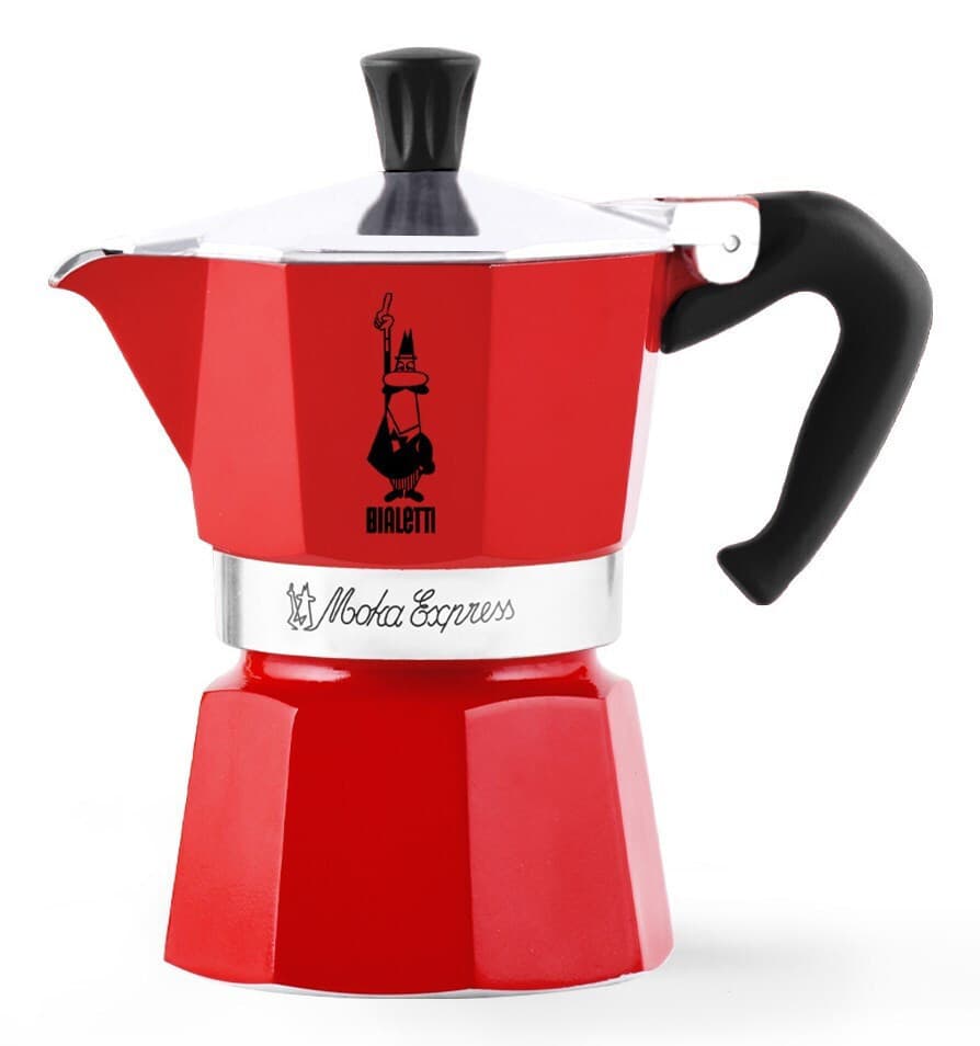 Bialetti Moka Express Μπρίκι Espresso 3cups Κόκκινο 0004942/NP 9
