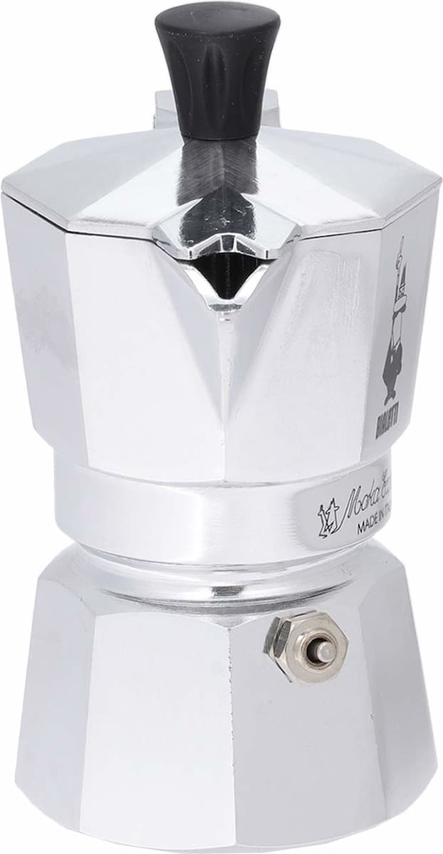 Bialetti Moka Express Μπρίκι Espresso 1cups Ασημί 0001161/OC 11