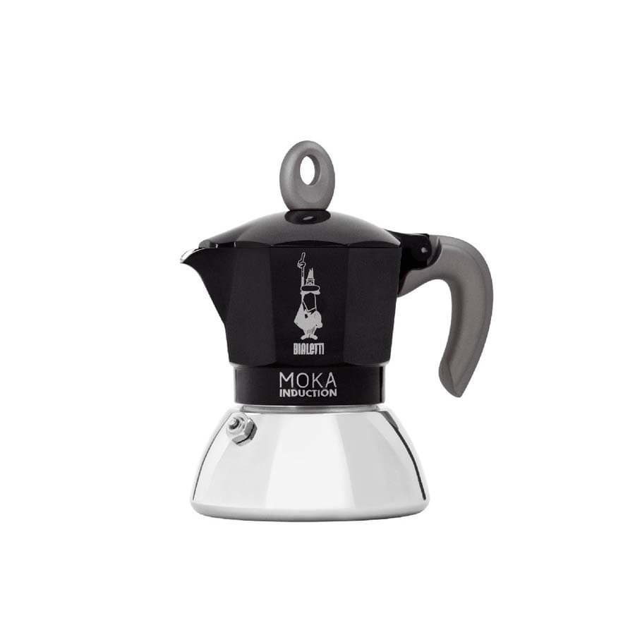 Bialetti Moka Induction Μπρίκι Espresso 2cups Μαύρο 0006932/NP 6