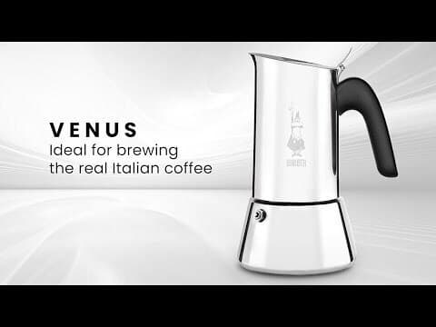Bialetti New Venus Induction Μπρίκι Espresso 10cups Ασημί 0007256/CNNP 9
