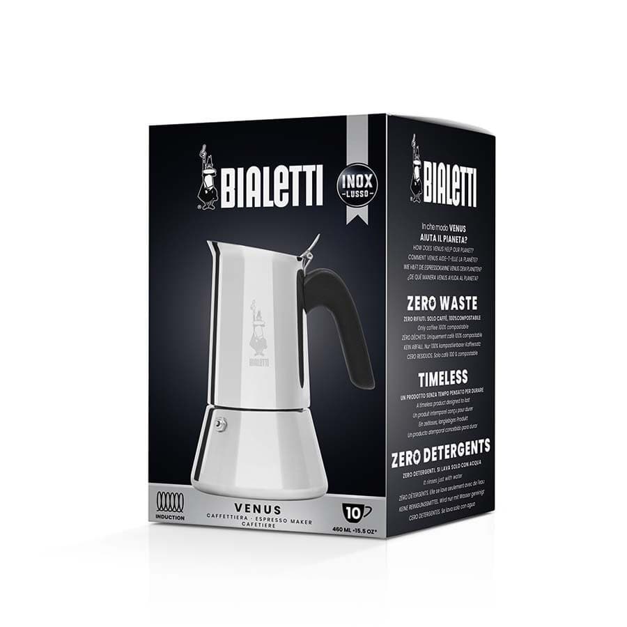 Bialetti New Venus Induction Μπρίκι Espresso 10cups Ασημί 0007256/CNNP 8