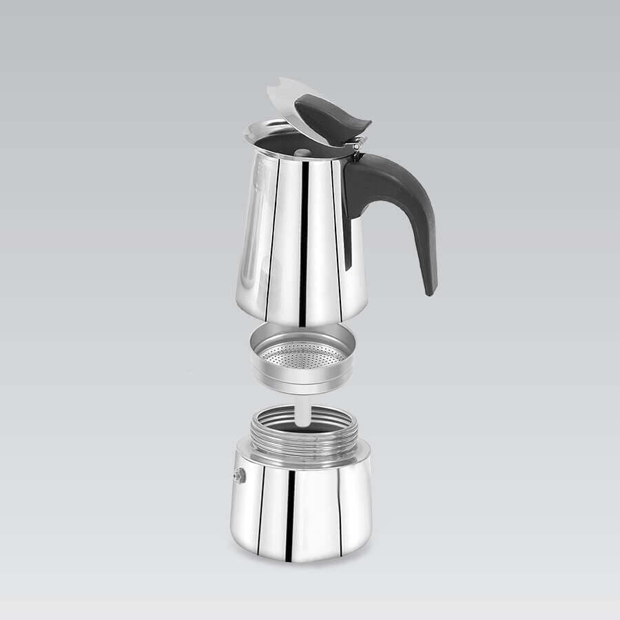 Maestro Μπρίκι Espresso 6cups Inox Μαύρο MR-1660-6 9