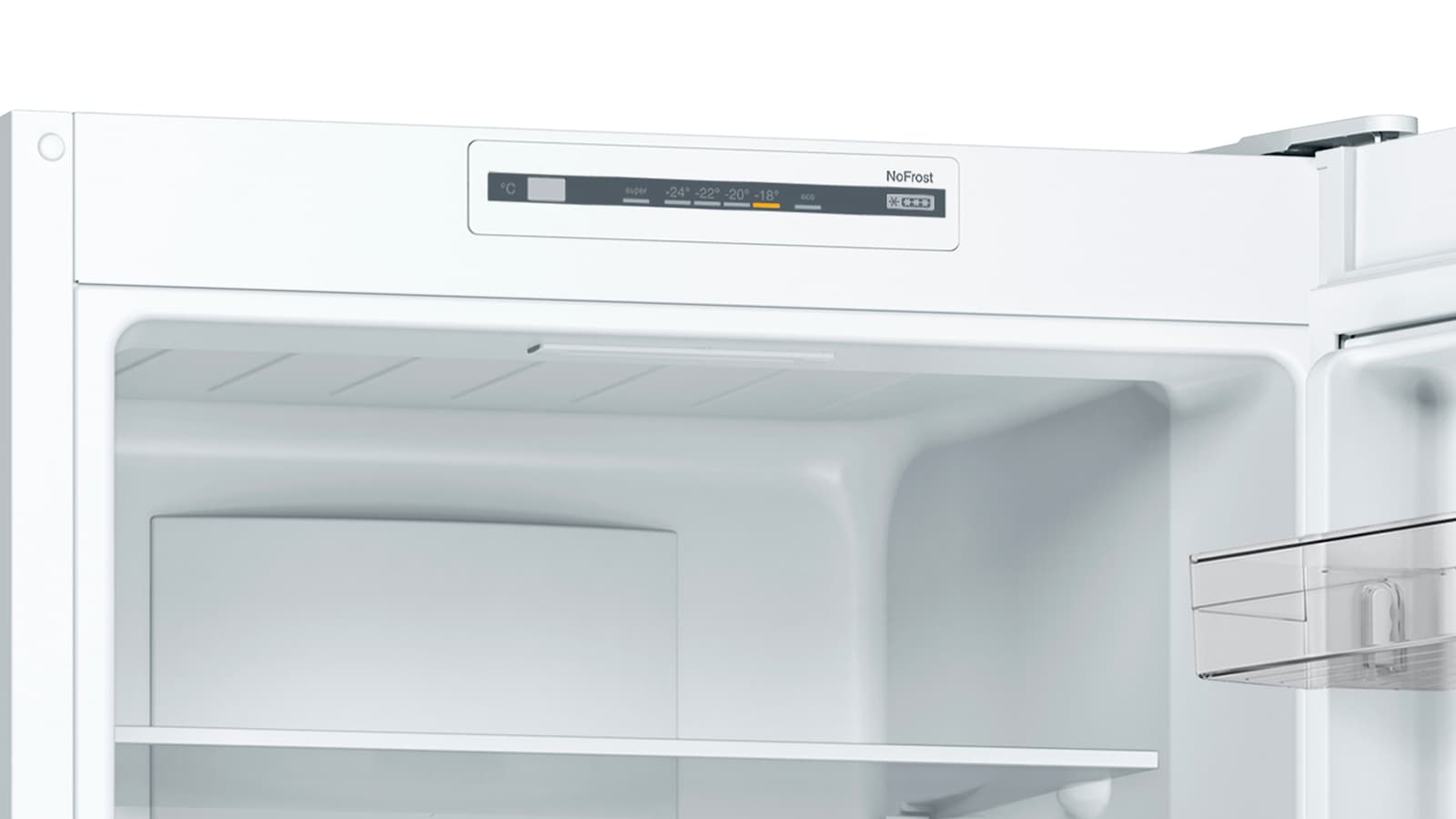 Bosch Ψυγειοκαταψύκτης 282lt Total NoFrost Υ176xΠ60xΒ66εκ. Λευκός KGN33NWEB 5