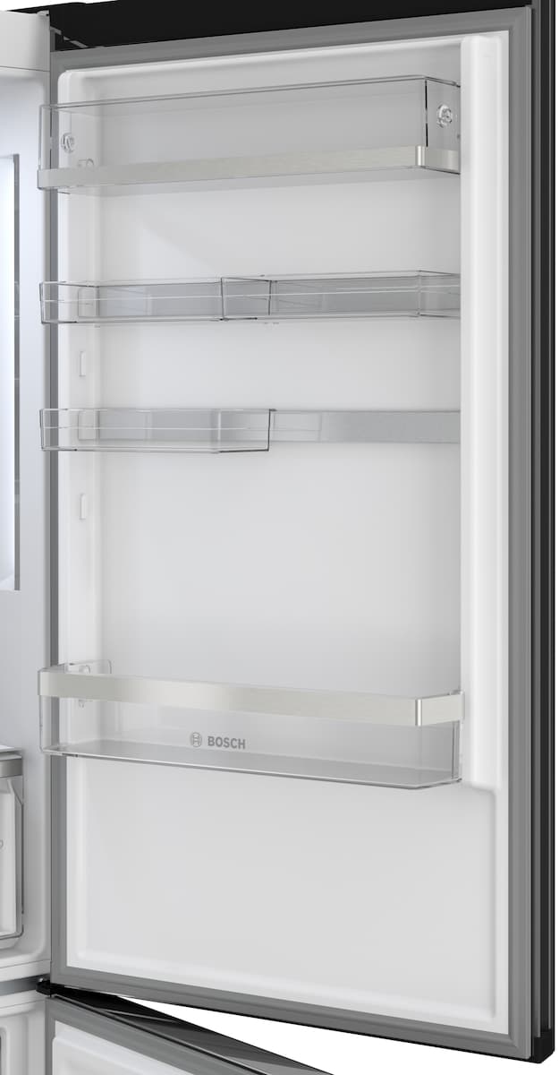 Bosch Ψυγειοκαταψύκτης 440lt Total NoFrost Υ203xΠ70xΒ66.7εκ. Μαύρος KGN49LBCF 9