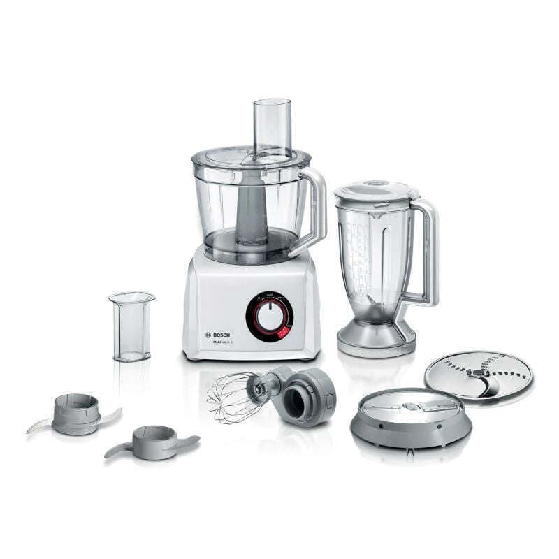Bosch MultiTalent 8 MC812W501 Πολυμίξερ 1000W με Κάδο 3.9lt και Κανάτα Μπλέντερ Λευκό 9