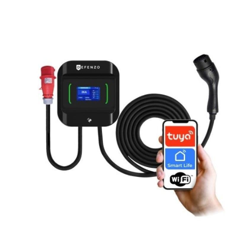 Defenzo AC22 Smart Επιτοίχιος Τριφασικός Φορτιστής 22kW με Ενσωματωμένο Καλώδιο Type 2 5