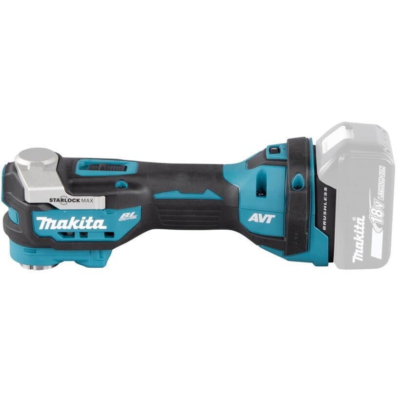 Makita DTM52Z Παλινδρομικό Πολυεργαλείο Brushless 18V Solo με Ρύθμιση Ταχύτητας 9