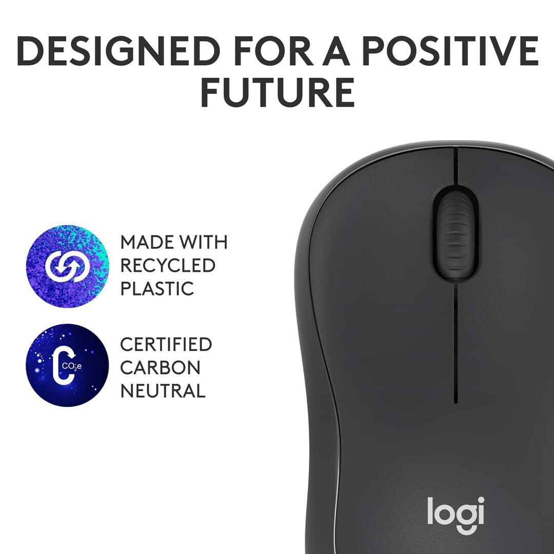 Logitech M240 Silent Ασύρματο Bluetooth Ποντίκι Graphite 5
