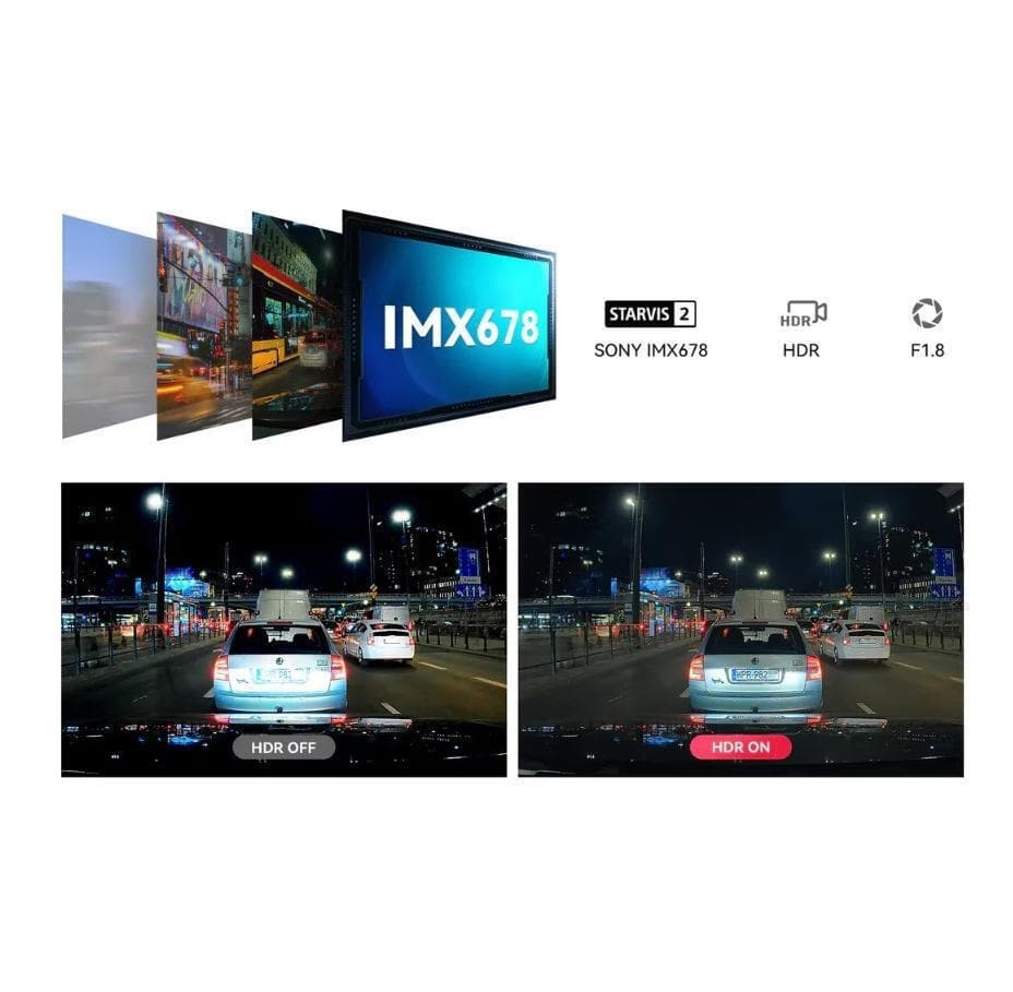 Vantrue E1 Pro Κάμερα DVR Αυτοκινήτου 4K με Οθόνη Wi-Fi, GPS 7