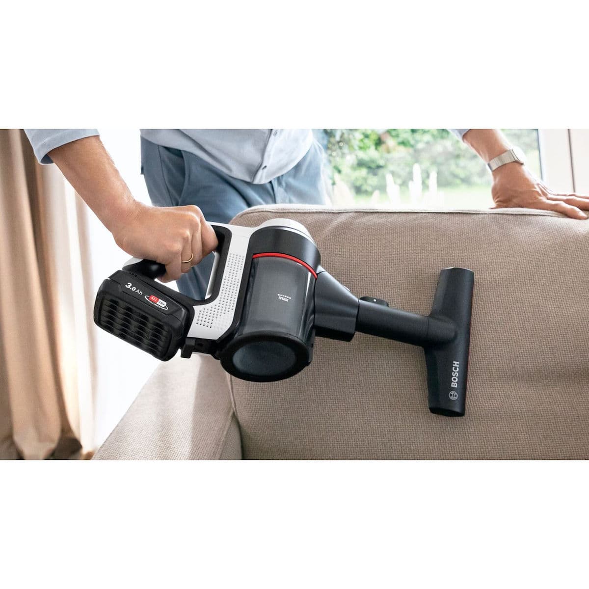 Bosch BSS711W Επαναφορτιζόμενη Σκούπα Stick 18V Μαύρη 9