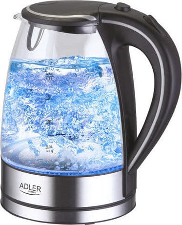 Adler AD-1225 Βραστήρας 1.7lt 2000W Μαύρος 1