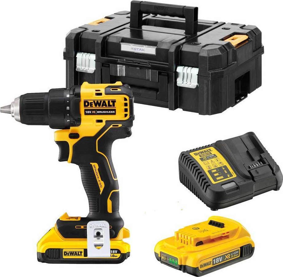 DEWALT DCD708D2T Δραπανοκατσάβιδο Μπαταρίας Brushless 18V 1x2Ah