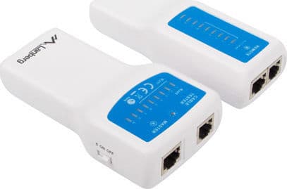 Lanberg NT-0402 Tester Καλωδίων Δικτύου RJ11 / RJ45 1