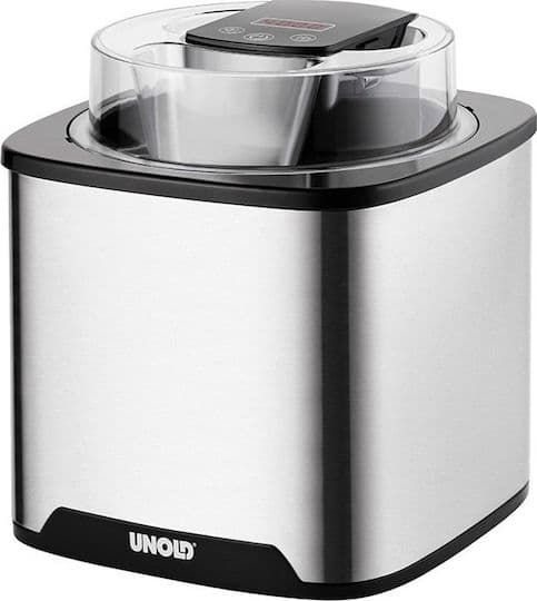 Unold Gelato Παγωτομηχανή 1.5lt Ασημί